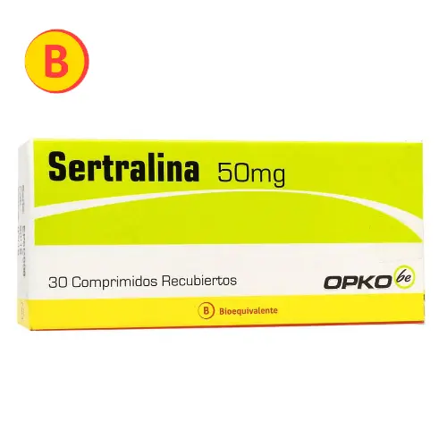 Sertralina 50 mg x 30 Comprimidos (OPKO)