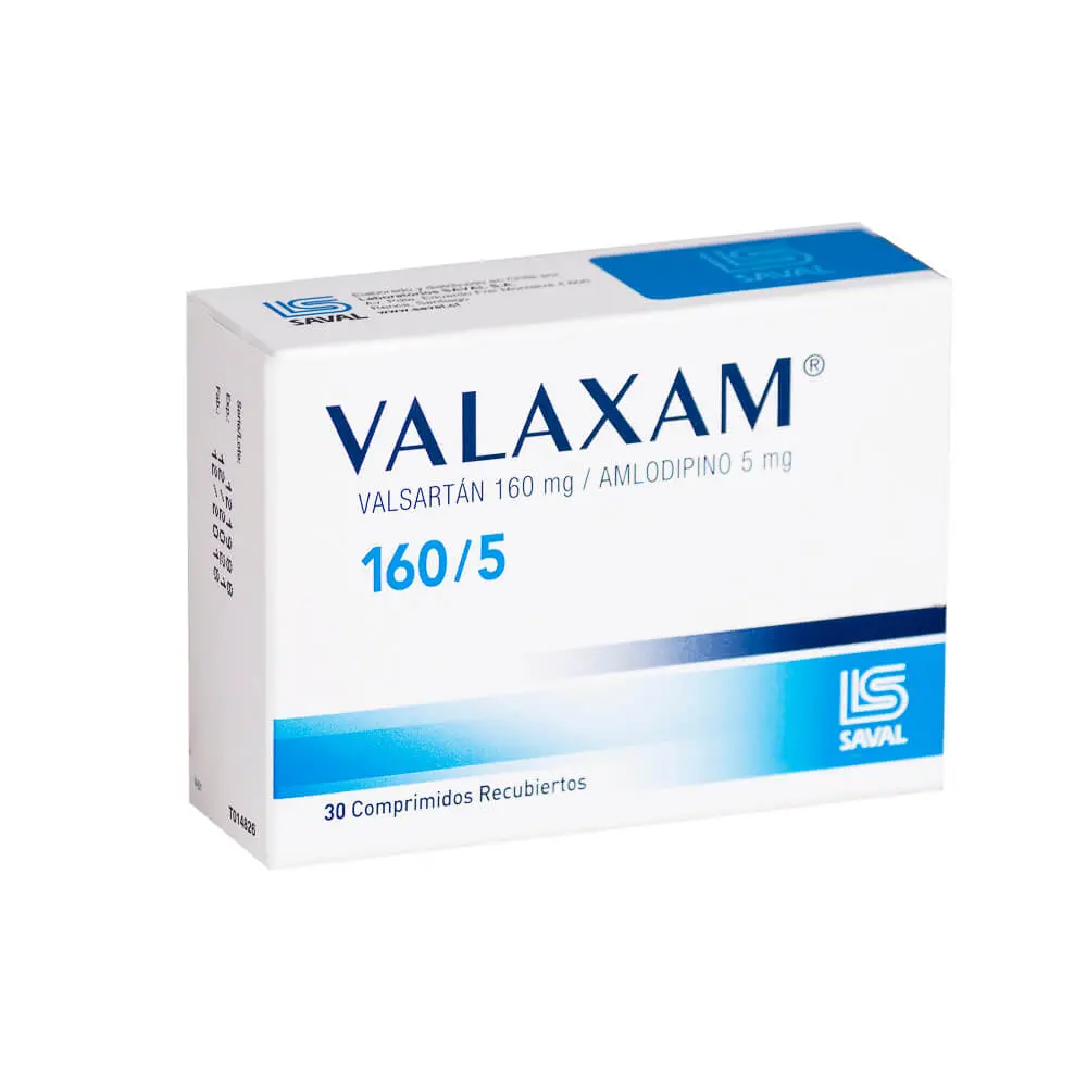 Valaxam 160/5 x 30 comprimidos recubiertos (Saval)