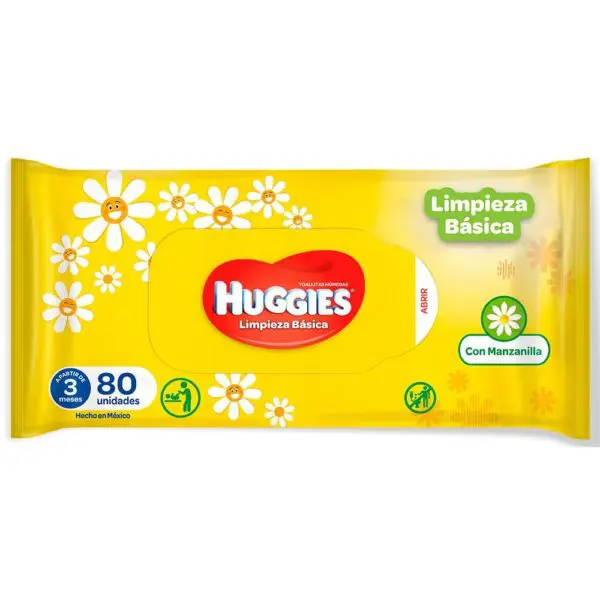 Toallitas Húmedas Huggies x 80 unidades