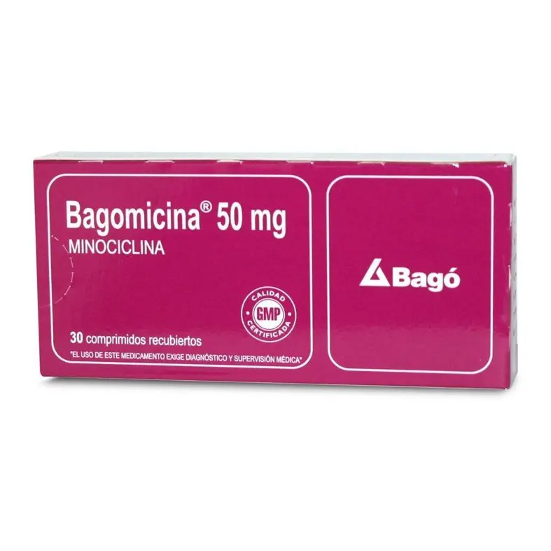 Bagomicina 50 mg x 30 comprimidos (Bagó)