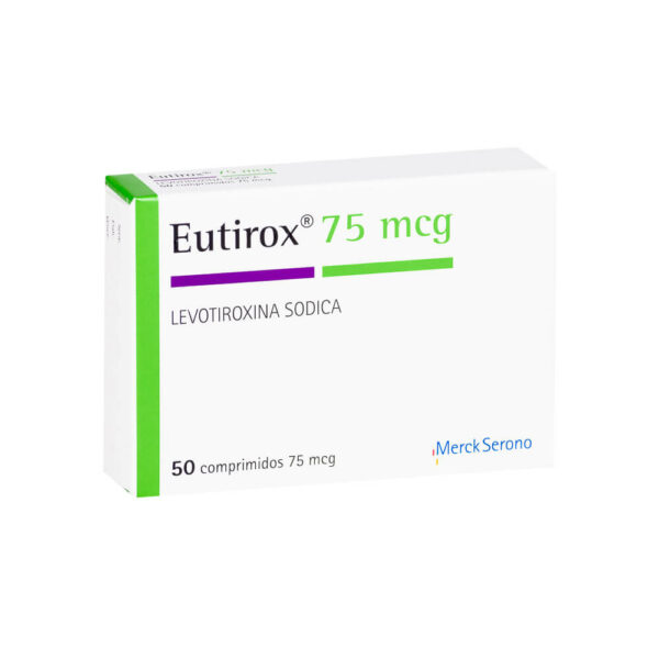 Eutirox 75 mcg x 50 comprimidos (Merck)