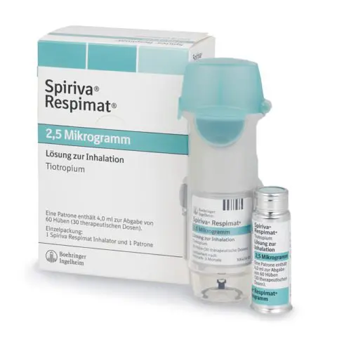 Spiriva Respimat 2,5 mcg / pulsación (Cenabast) (Boehringer Ingelheim ...
