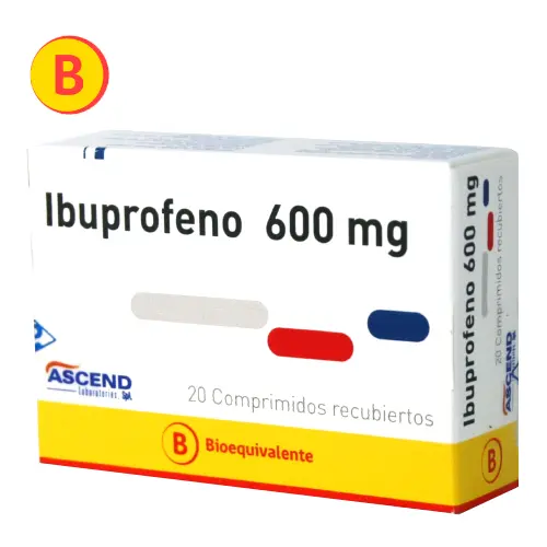 Ibuprofeno 600 MG X 20 Comprimidos (Ascend)