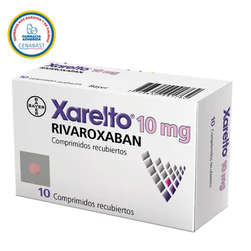 Xarelto 10 mg x 10 comprimidos (Bayer) (Cenabast)