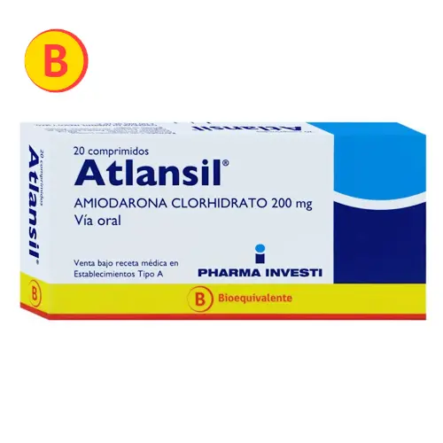 Atlansil 200 mg x 20 comprimidos.