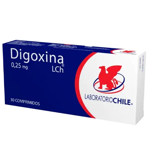 Digoxina x 30 comprimidos (Lab. Chile)