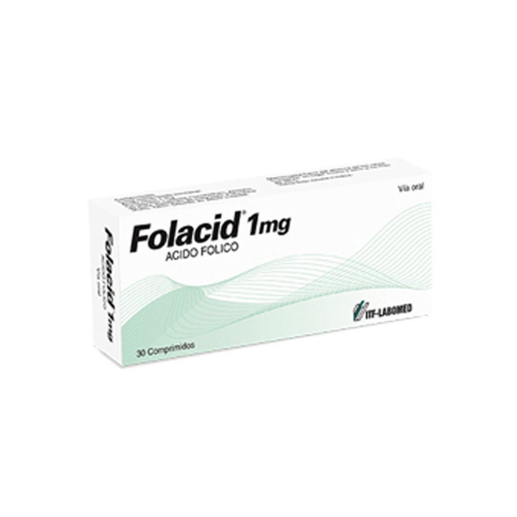 Folacid 1 mg x 30 comprimidos (ITF Labomed)