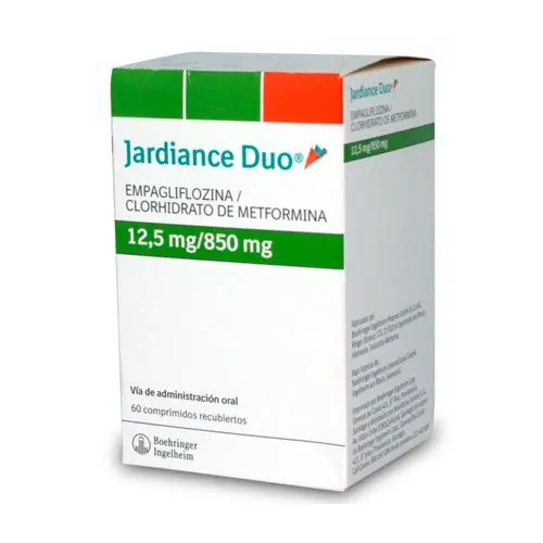 Jardiance Duo 12,5/850 x 60 comprimidos recubiertos (Boehringer Ingelheim)