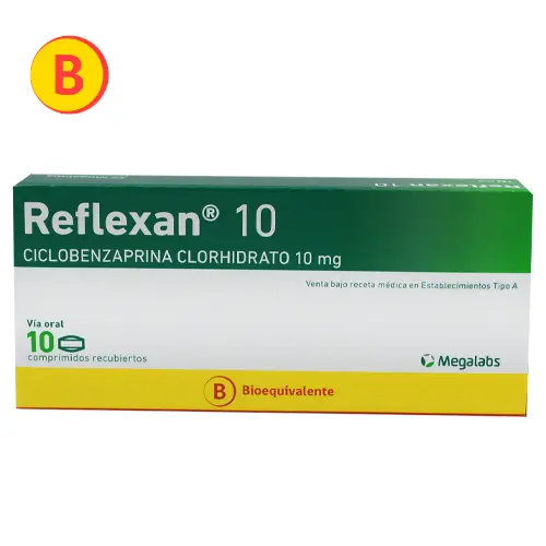 Reflexan 10 mg x 10 comprimidos (Megalabs)