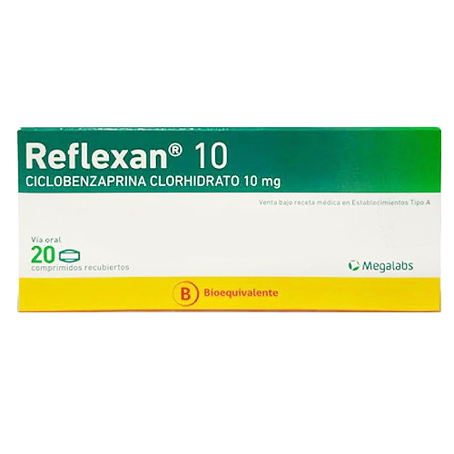 Reflexan 10 mg x 20 comprimidos (Megalabs)