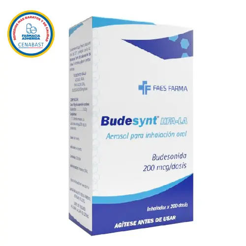 Budesynt HFA-LA Budesonida 200mcg x 200 Dosis (Cenabast)