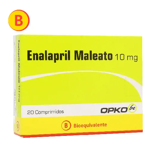 Enalapril 10 mg x 20 comprimidos recubiertos