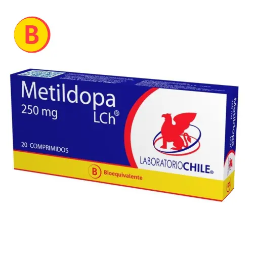 Metildopa 250 mg x 20 comprimidos (LCh)