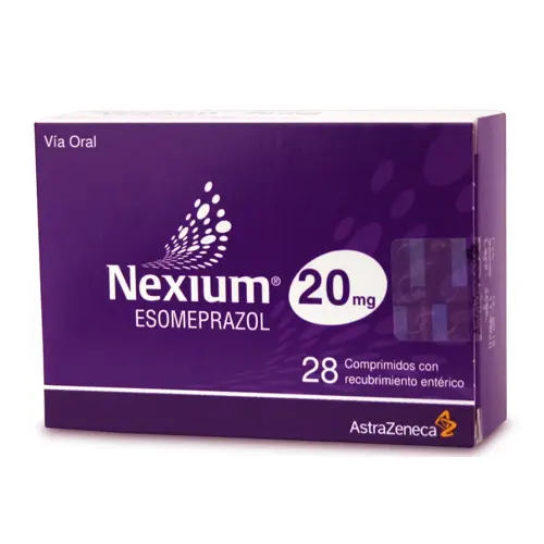 Nexium 20 mg x 28 comprimidos con recubrimiento entérico (Astrazeneca)