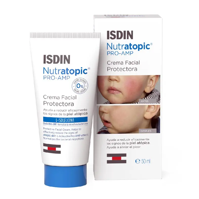 ISDIN Nutratopic Crema Facial Hidratante 50 ml - EcoFarmacias