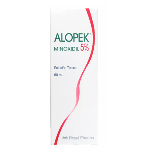 Alopek 5% Solución Tópica Minoxidil 60 ml