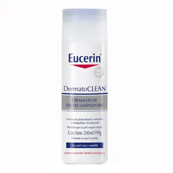 Eucerin DermatoCLEAN Crema Leche Facial Limpiadora 200 ml