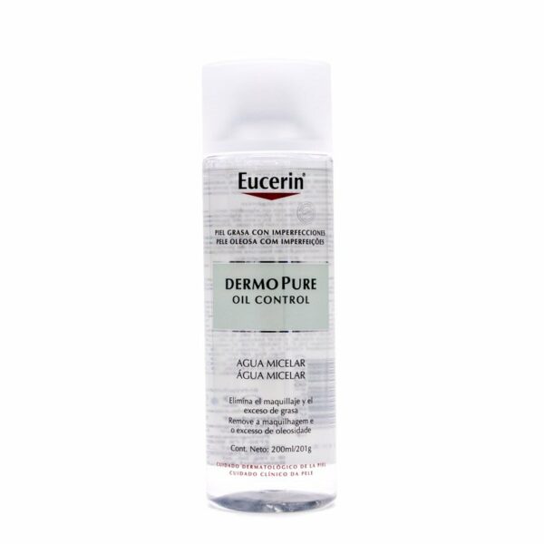 Eucerin Dermopure Oil Control Agua Micelar Piel Grasa 200 ml