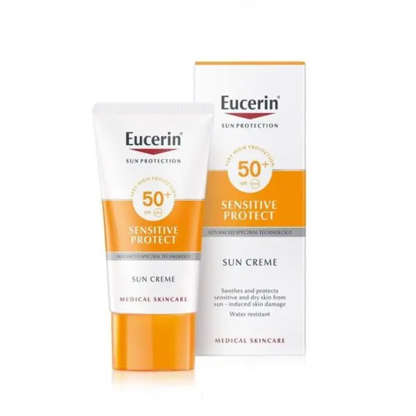 Eucerin Sensitive Protector Solar Facial FPS 50 Piel Seca 50 ml
