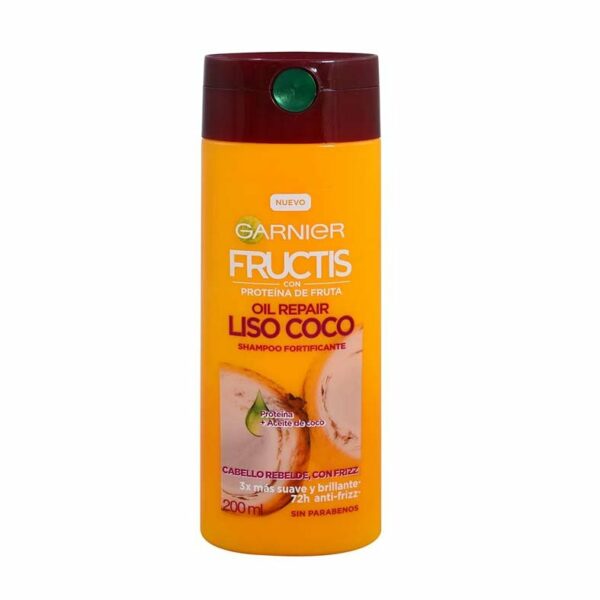 Garnier Fructis Shampoo Liso Coco 350 ml