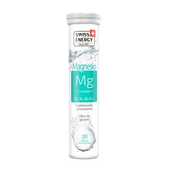 Magnesio + Complejo B Efervescentes x 20 tab Swiss Energy