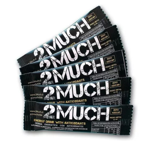 2Much Energy bebida energética en polvo x 5 sachet