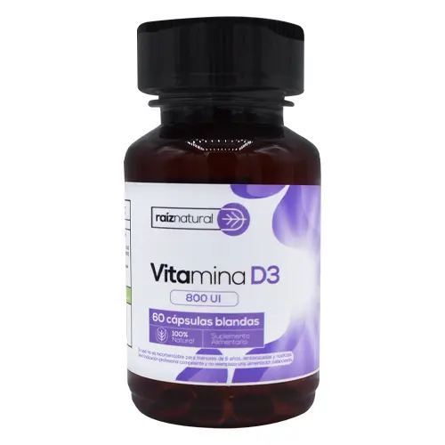Vitamina D 800 UI x 60 cápsulas