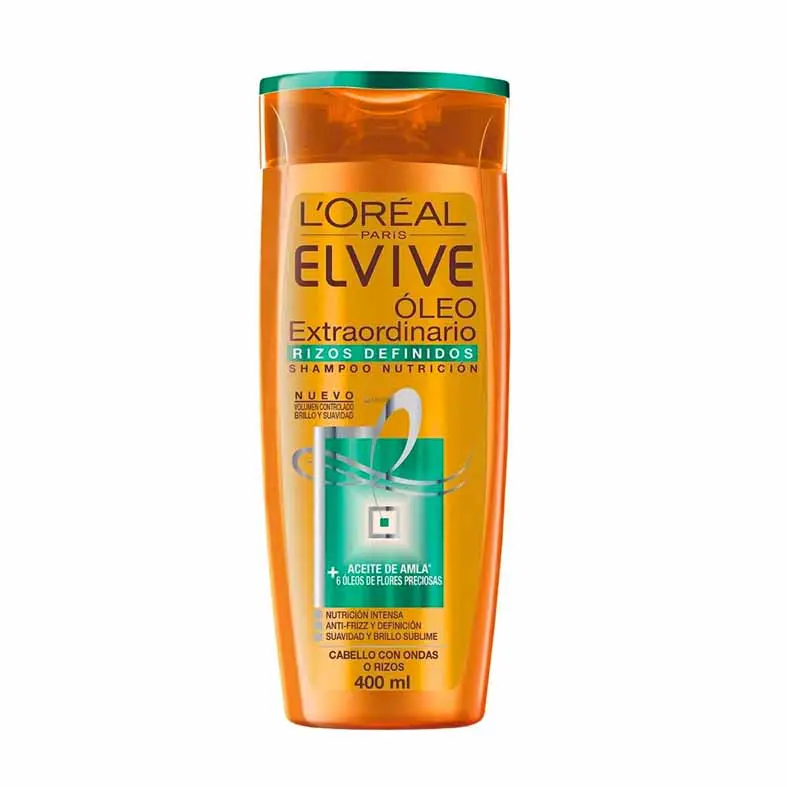 Elvive Óleo Extraordinario Rizos Definidos Shampoo 400 ml