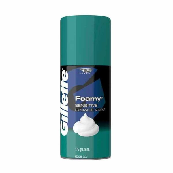Gillette Foamy Espuma de Afeitar Sensitive 175 g