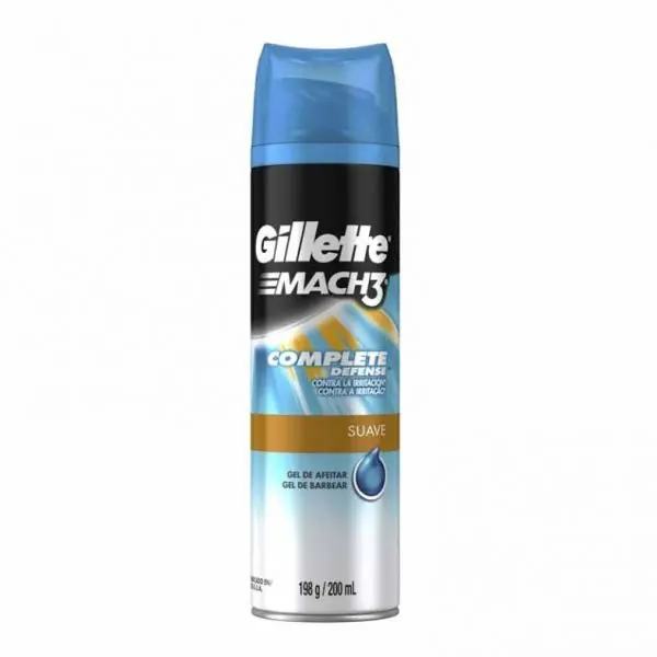 Gillette Mach3 Gel de Afeitar Suave 200 ml