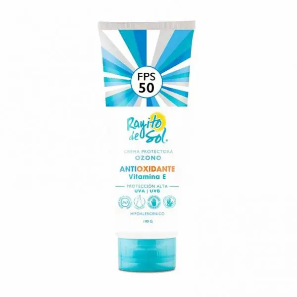 Rayito de Sol Protector Solar Ozono FPS 50 Antioxidante 190 g
