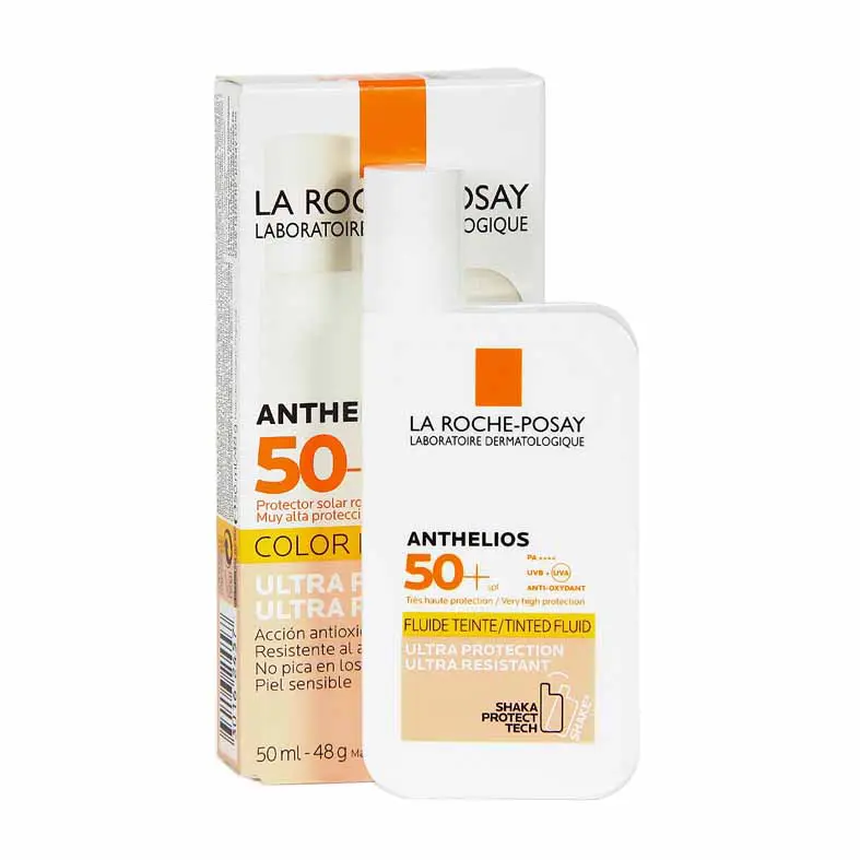 Protector Solar Anthelios Shaka Fluido Spf50+ X 50 mL La Roche-Posay -  Farmacias Cruz Verde