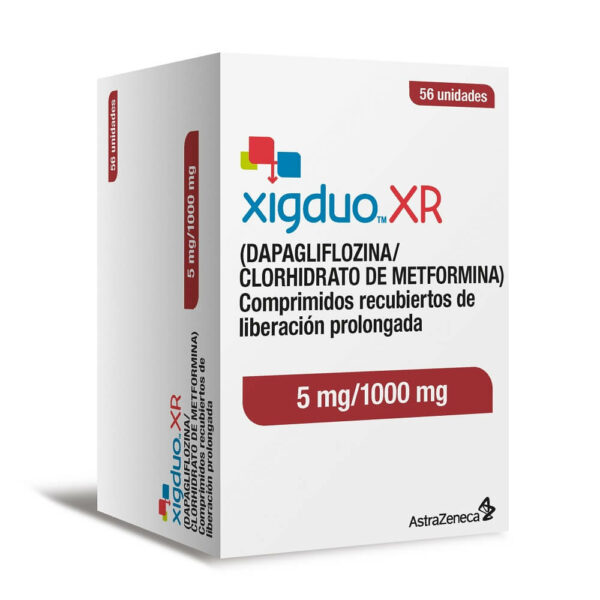 Xigduo XR 5/1000 x 56 comprimidos (Astrazeneca)