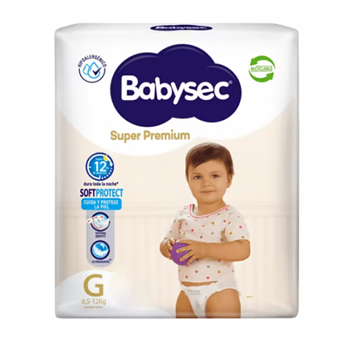 Babysec Super Premium G (8,5 - 12Kg) x 18 Und