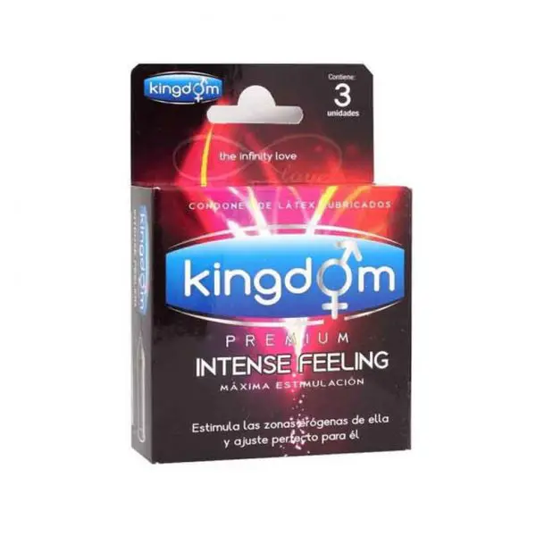 Preservativos Kingdom Intense Feeling x 3 unidades