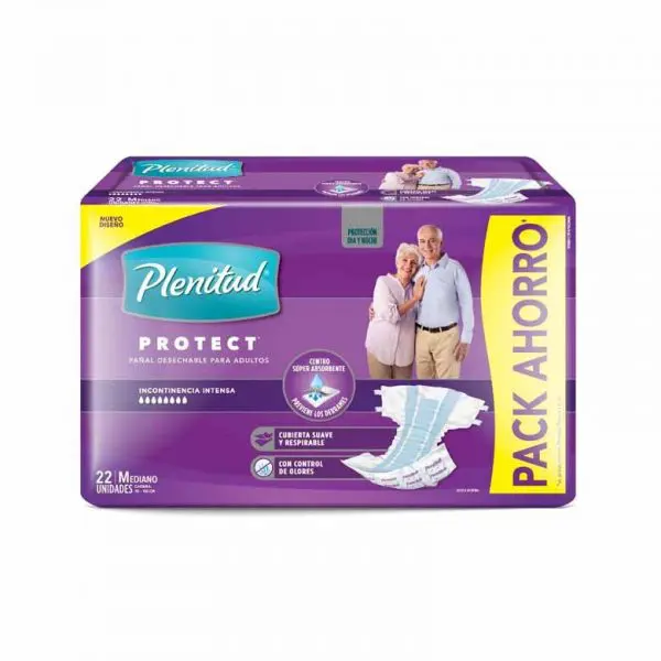 Plenitud Protect Pañal Adulto M x 22 unidades