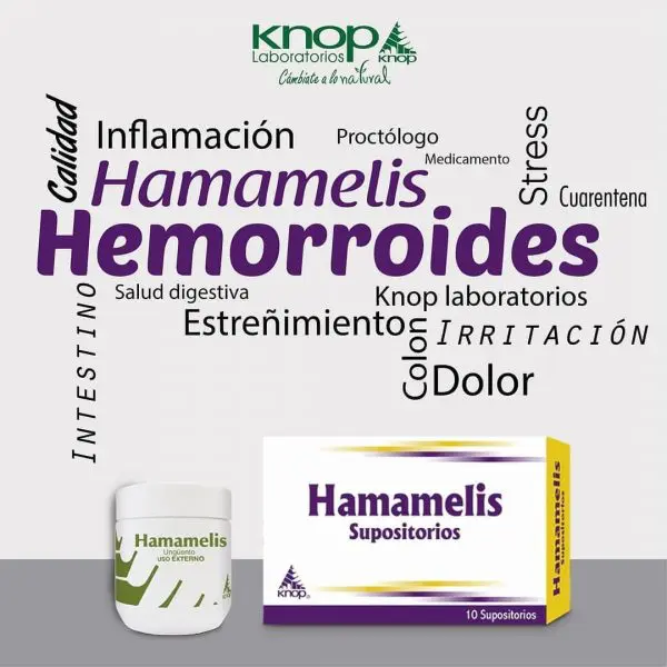 Hamamelis Supositorios x 10 - Imagen 2