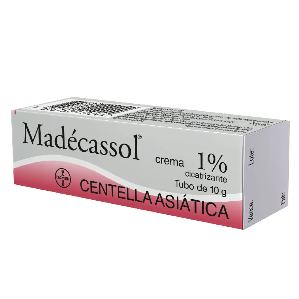 Madecassol Crema Cicatrizante 1% 10g