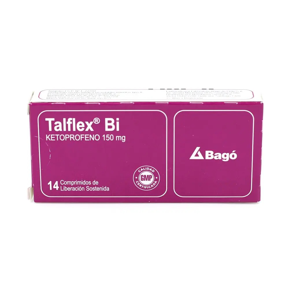 Talflex bi 150mg x 14 comp de liberación sostenida DESCUENTO