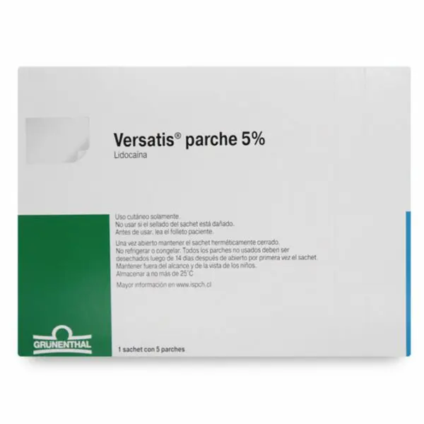 Versatis 1 sachet x 5 parches 5%