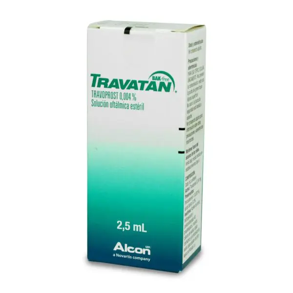 travatan solución oftálmica 0,004% x 2,5 ml