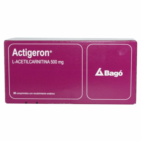 Actigeron 500mg x 30 comprimidos con recubrimiento entérico