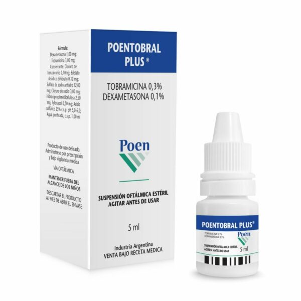 Poentobral Plus Solución Oftalmica 5 ml (Megalabs Chile)