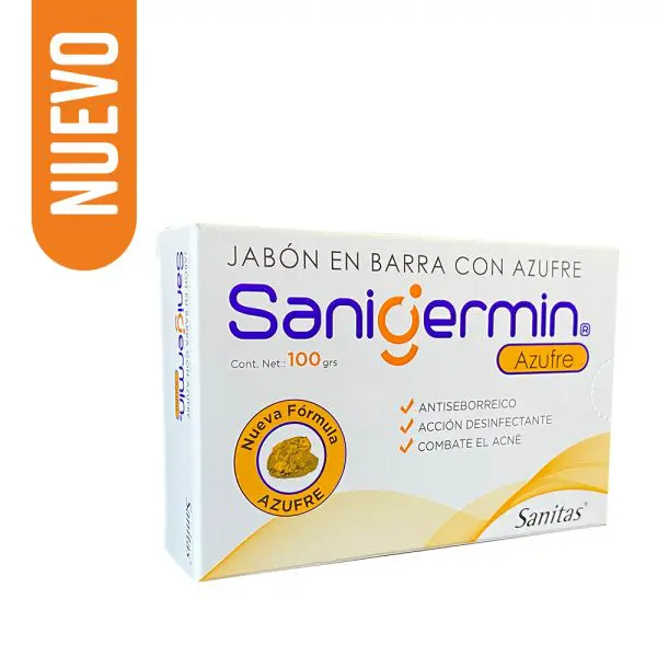 SANIGERMIN® Jabón Barra Azufre
