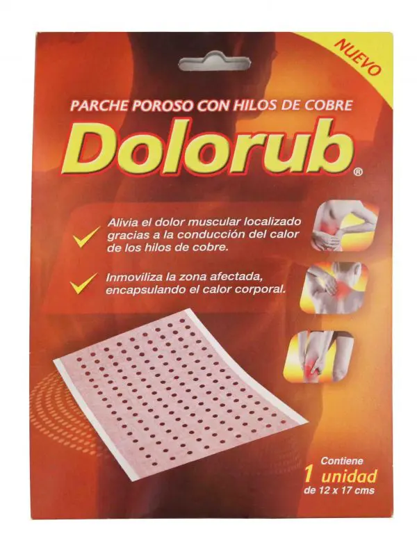 Dolorub Parche Cobre x 1 unidad