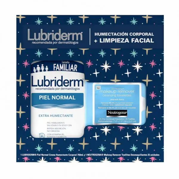 Lubriderm 750 ml + Toallitas Desmaquillantes x 25 Und