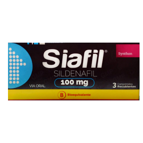 Siafil 100 mg x 3 Comprimidos Recubiertos