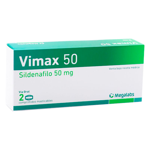 Vimax Sildenafilo 50mg x 2 comprimidos
