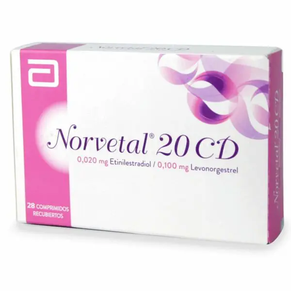 Norvetal 20 CD x 28 comprimidos (Abbott)