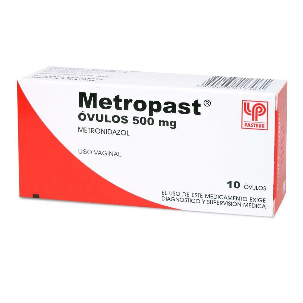 Metropast 500mg x 10 ovulos - EcoFarmacias